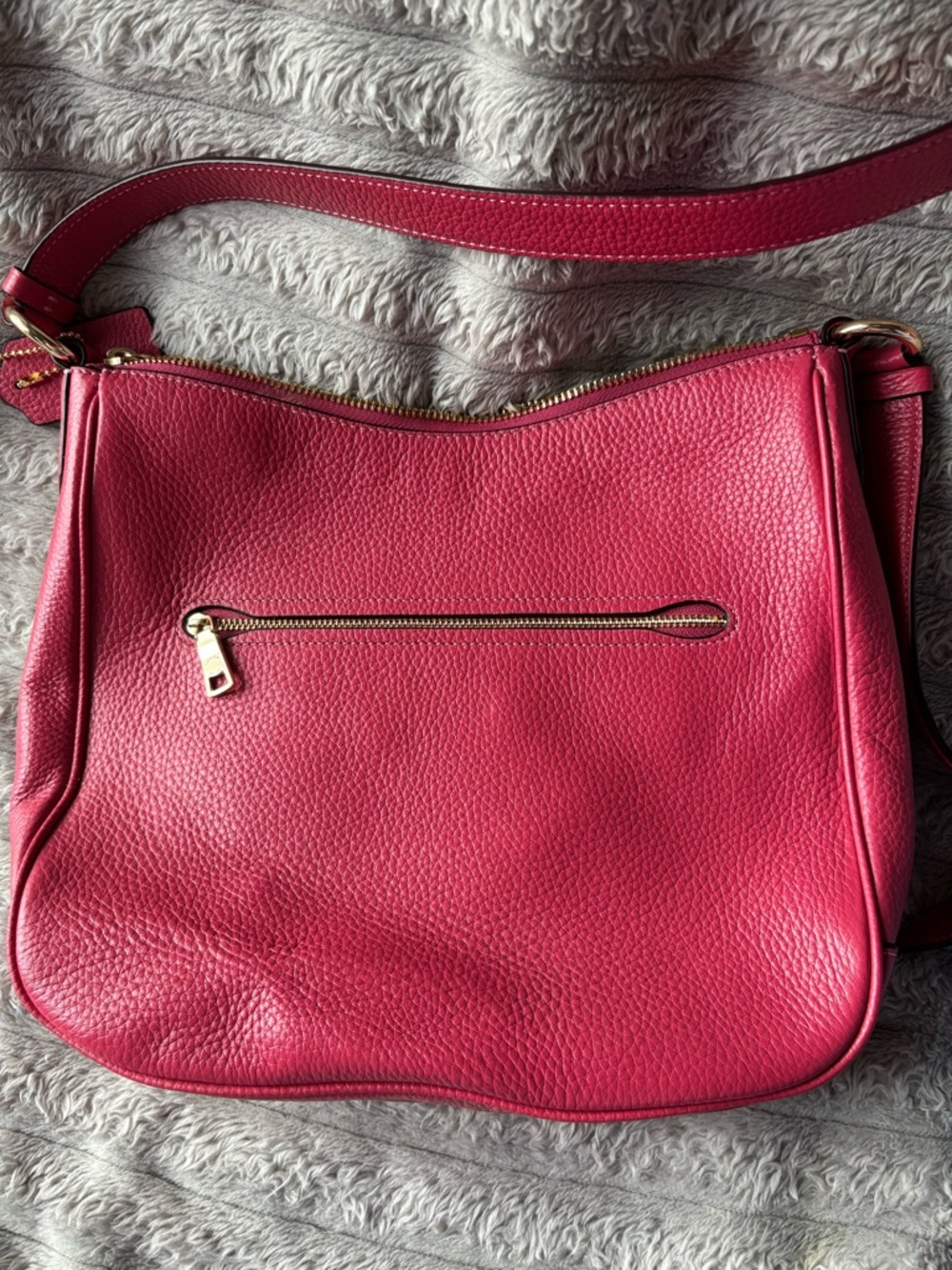 Coach Pink Pebbled Leather Crossbody Bag - Picture 6 of 6